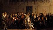 Louis Leopold  Boilly Meeting of Artists in Isabey-s Studio painting